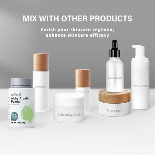 Miniatura 6 de Polvo de alfa arbutina, 1 onza 99.9% de pureza, grado cosmético, polvo de alfa arbutina para cosméticos caseros