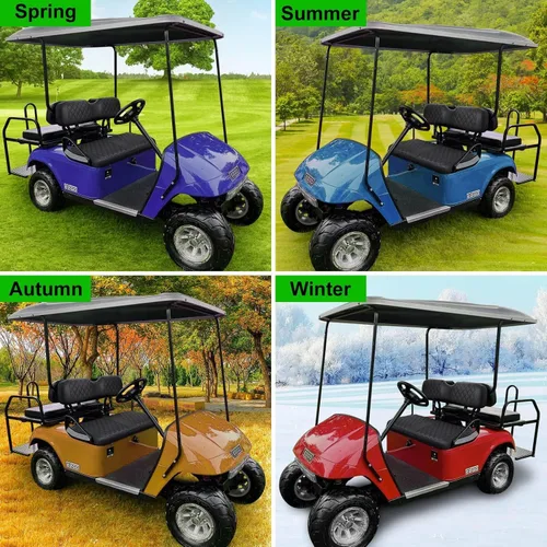 Miniatura 8 de EZGO Fundas de Asiento, Fundas de Asiento de Carrito de Golf para EZGO TXT 1994-2013 y EZGO RXV OEM Asiento Ordinario Cuero Marino Grueso Diamante