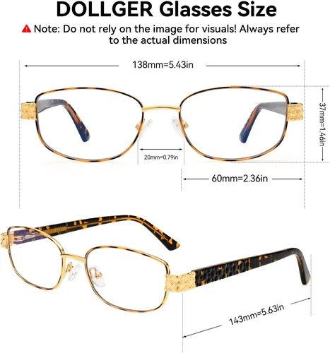 Miniatura 7 de Dollger Lentes rectangulares con bloqueo de luz azul para mujer y hombre, marco de metal cuadrado Y2K, pantalla de computadora