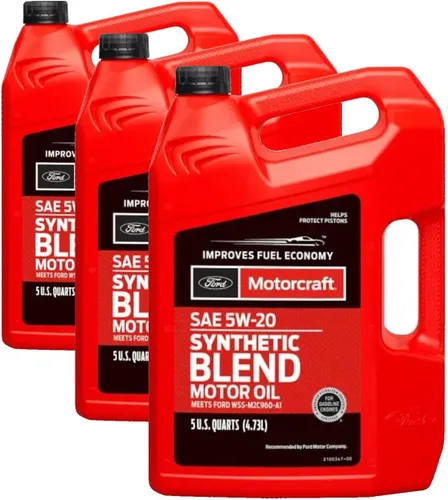 Miniatura 4 de Mezcla de aceite sintético para motor de primera calidad SAE 5W-20 original para Ford