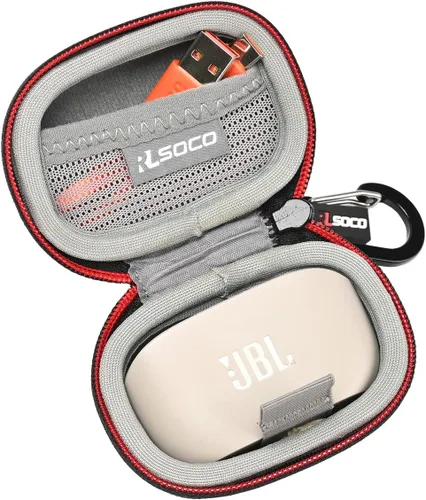 RLSOCO Funda de transporte para audífonos intrauditivos inalámbricos JBL Vibe 100 TWS (solo funda)
