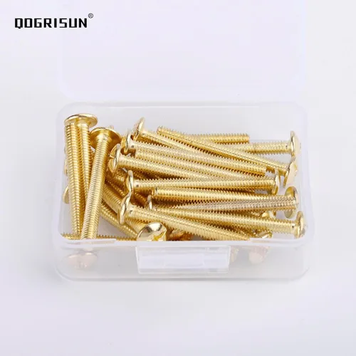 Miniatura 4 de QOGRISUN Paquete de 25 tornillos de máquina con cabeza de truss, 8-32 hilos de EE.UU. x 1-1/2 pulgadas Phillips para pomos de gabinete, tiradores