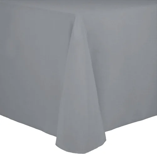 Miniatura 43 de Ultimate Textile Cotton-Feel - Mantel ovalado de poliéster hilado resistente a las manchas y a las arrugas, lavable a máquina, color berenjena, 1