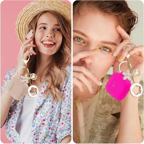 Miniatura 6 de Funda para Apple Airpods 4 – VOTILE Airpods 4 Fundas 2024 Funda de silicona para mujer iPod 4 auriculares inalámbricos Accesorios Fundas de carga Té