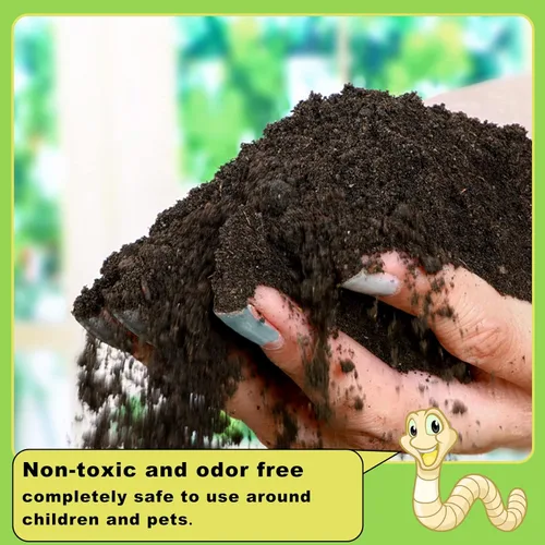 Miniatura 3 de Doter - Fertilizante orgánico de fundición de gusanos, 1.1 libras, fertilizante All Nature para jardinería, tomate, fresa, flores y hierbas
