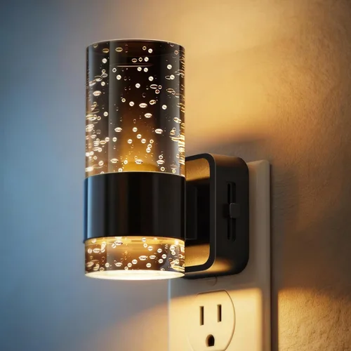 Miniatura 34 de JandCase Luz Nocturna de Vela, Luces Nocturnas que se Enchufan a la Pared, Blanco Suave 3000K, Brillo Ajustable 0-100LM, Sensor de Anochecer a
