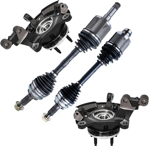 Miniatura 85 de Detroit Axle - Conjunto de manguetas de dirección delanteras de 2 piezas para Hyundai Accent 06-11, 2 manguetas de dirección y conjunto de buje