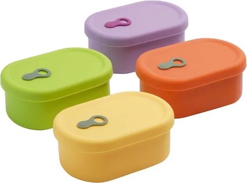 Miniatura 22 de Recipiente hermético de silicona prémium hecho en Corea con ventilación de vapor, sin BPA, a prueba de fugas, apto para microondas y congelador, 1