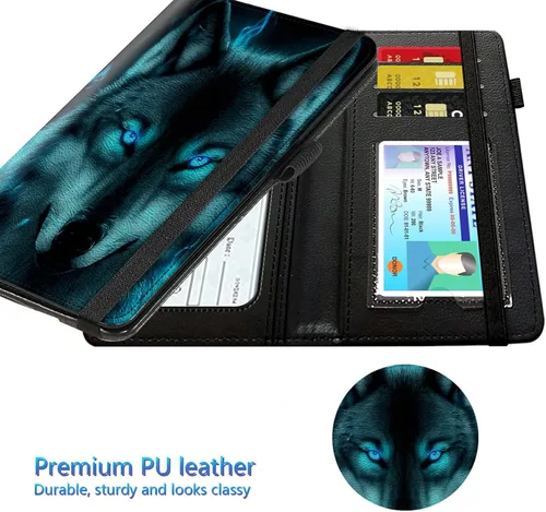Miniatura 147 de Funda para chequera para hombres y mujeres, cartera de cuero RFID con ranuras para tarjetas de crédito, soporte de cheques duplicados personales