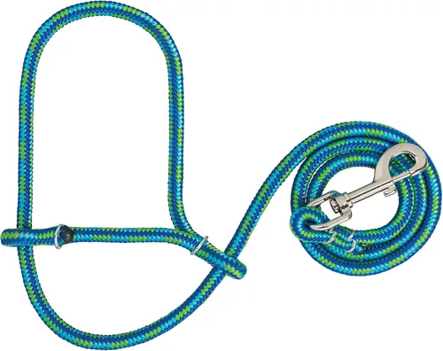 Miniatura 3 de Weaver Leather Cabestro para ovejas de cuerda de polietileno con hebilla, azul/cal, promedio