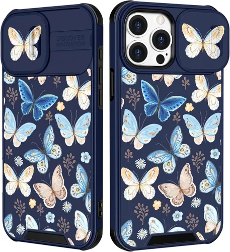 Miniatura 69 de Funermei Funda 2 en 1 para iPhone 13/iPhone 14 para mujeres, linda funda de teléfono con calavera para niñas, diseño de esqueleto gótico, divertido