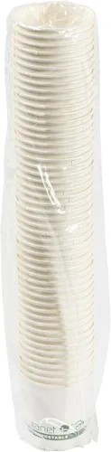 Miniatura 2 de Planet+ Vaso caliente laminado PLA 100% compostable, 4 onzas, caja de 1000