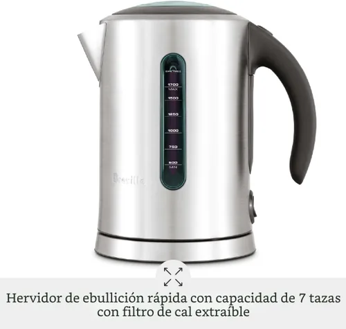 Miniatura 3 de Breville BKE700BSS - Hervidor de agua caliente pura, 7 tazas, acero inoxidable cepillado
