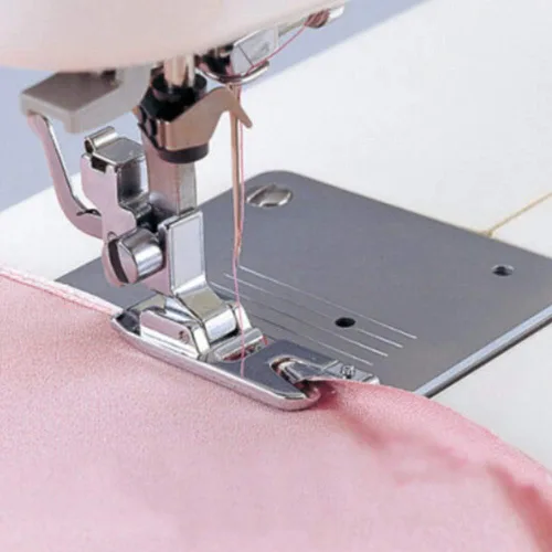 Miniatura 8 de Juego de 3 piezas de prensatelas para máquina de coser con dobladillo enrollado estrecho (0.118 in, 0.157 in y 0.236 in) para todas las máquinas