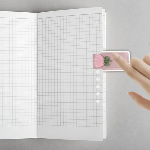 Miniatura 9 de NUOBESTY Perforadora de un solo agujero para manualidades, uso de oficina, perforadora de hojas sueltas de plástico compacto, diseño fácil de usar