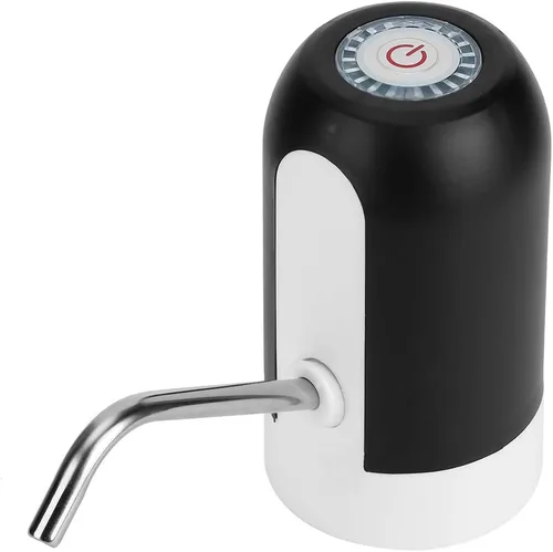Miniatura 2 de DC 5V Dispensador de agua portátil inteligente USB eléctrico dispensador de agua embotellada Beber para uso doméstico (negro)