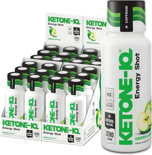 Miniatura 13 de Ketone-IQ Bebidas energéticas de rendimiento con cafeína: energía limpia para concentración y resistencia, 0.18 onzas de cetonas, 100 mg de té verde
