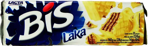 Miniatura 2 de Bis Lacta Galletas de oblea (chocolate Branco, paquete de 4)