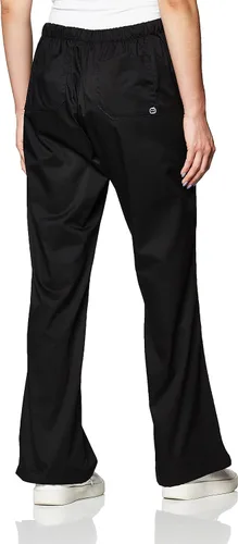 Miniatura 2 de WonderWink Petite Wonderwork - Pantalón médico con pierna acampanada para mujer