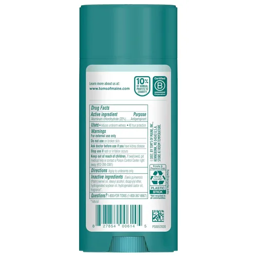 Miniatura 9 de Tom’s of Maine North Woods - Desodorante antitranspirante para hombres y mujeres, 48 horas de protección contra el olor y el sudor, aroma a pachulí