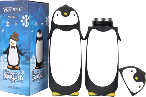 Miniatura 6 de ChezMax - Botella de agua de acero inoxidable para niños de 9.5 onzas, S