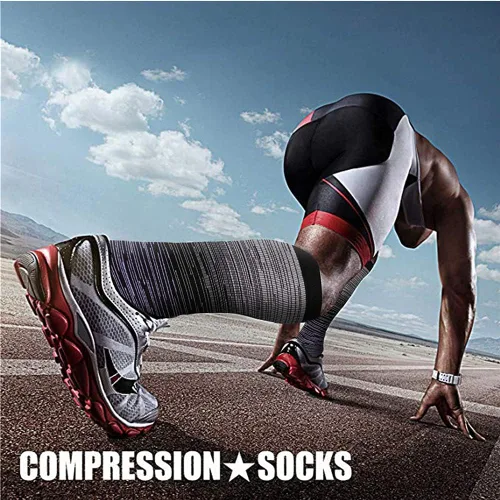 Miniatura 113 de CHARMKING - Calcetines de compresión para mujeres y hombres (3 pares), 15-20 mm Hg, el mejor apoyo para atletismo, running o ciclismo, mejora