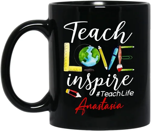 Miniatura 20 de Taza de café personalizada, regalos de agradecimiento al profesor para el mejor profesor, tazas de café con nombre personalizado para profesores