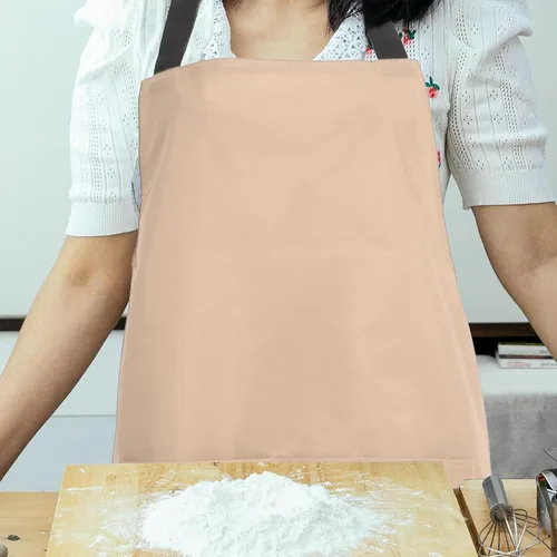 Miniatura 9 de NUOBESTY Waterproof Pvc Kitchen Apron for Men and Women Cooking Apron with Pocket Oil-resistant for Indoor Cooking and Dishwashing Pink