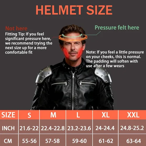 Miniatura 7 de Casco modular de motocicleta para hombres y mujeres, casco de motocicleta abatible de doble visera, aprobado por DOT, casco de cara completa
