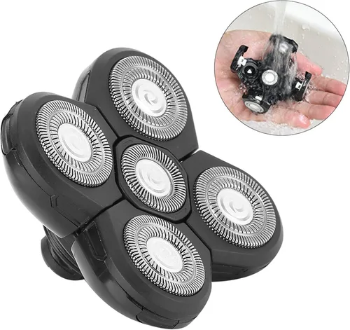 Miniatura 4 de Afeitadora eléctrica de repuesto accesorio de afeitadora eléctrica de repuesto para hombres Máquina de afeitar rotativa de cabeza calva Kit de aseo