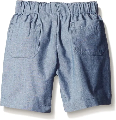 Miniatura 2 de Nautica conjunto de pantalones cortos lisos y camisa manga larga con botón para niños
