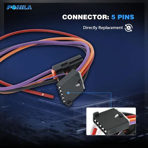 Miniatura 6 de Arnés de Cableado del Resistor del Motor Soplador Compatible con Chevy, GMC Silverado, Tahoe, Suburban, Sierra, Yukon XL - AC Reemplaza 89018778