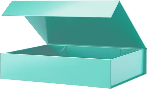 Miniatura 42 de PACKHOME Caja de regalo de 11.5 x 8 x 2.5 pulgadas, caja resistente para camisas con tapa magnética para múltiples ocasiones (negro brillante)