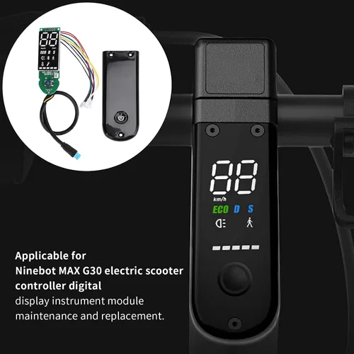 Miniatura 2 de Velocímetro de scooter eléctrico, pantalla LCD con luz de fondo, tablero digital de 36 V 3.780 x 1.417 in, para viajeros urbanos y entusiastas