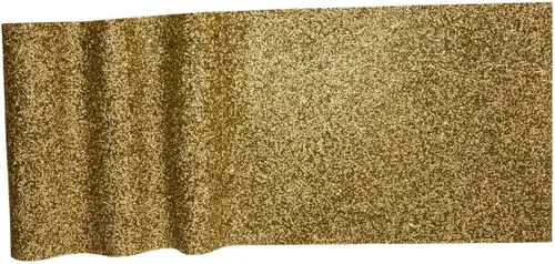 Miniatura 10 de Camino de mesa luminoso, diamantes de imitación coloridos y brillantes, parte trasera antideslizante, para diversión o mesa de comedor formal, Plata
