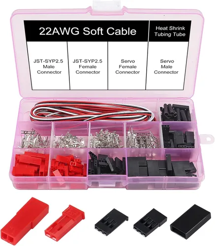 Miniatura 9 de Kit de conectores de 0.049 in con cable preprensado de 5.9 in 2/3/4/5/6/7/8/9/10/12 PIN compatible con conector JST GH Molex PicoBlade de 0.049 in