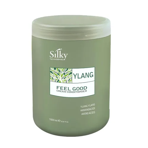 Ylang Rinse Out - Acondicionador profundo para cabello seco dañado infundido con aceite esencial para humedad y salud, acondicionador sin sulfatos