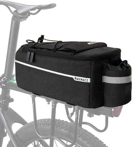 Miniatura 10 de RAYMACE Bolsa Enfriadora para Maletero de Bicicleta con Luz Trasera, Bolsa para Portaequipajes Trasero de Bicicleta con Almacenamiento Aislado 8L