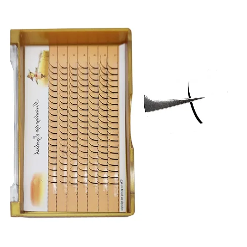 Miniatura 10 de Extensiones de pestañas de cola de pez, longitud mixta, pestañas de un solo racimo, pestañas de hada, cola de pez, rizo C, pestañas de injerto súper