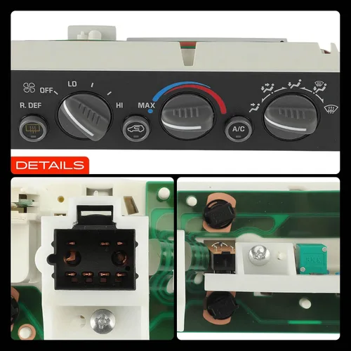 Miniatura 9 de A-Premium Módulo de Panel de Control de Clima de Calefacción/A/C con Desempañador de Ventana Trasera Compatible con Vehículos Chevy, Cadillac y GMC