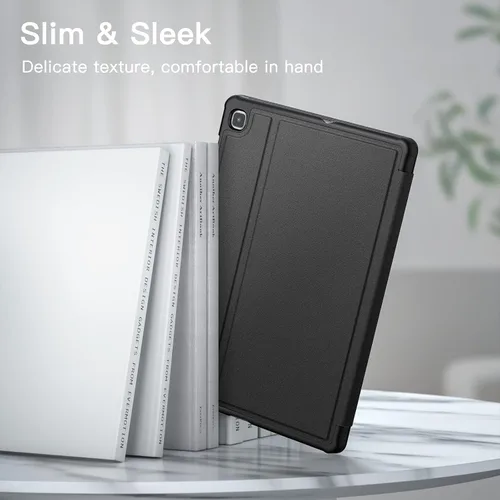 Miniatura 4 de JETech Funda para Samsung Galaxy Tab S6 Lite de 10.4 pulgadas 2024/2022/2020 con soporte para S Pen y funda protectora para tableta, visión Negro
