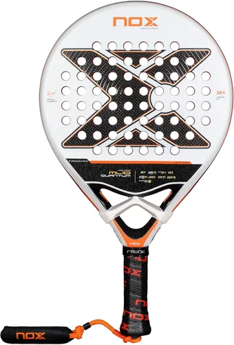 Pala de pádel ML10 Quantum 3K de Miguel Lamperti 2025 | Serie Lujo Pala Padel Redondo | Pintura Fotocrómica y Tecnología Smartstrap | Carbono 3K con