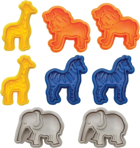 Miniatura 10 de Cortadores de galletas Animal Cracker de Mrs. Anderson's Baking, libres de BPA, juego de 4