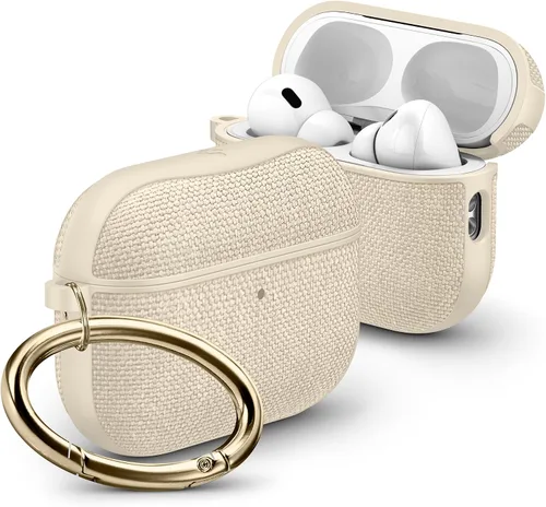 Miniatura 10 de Spigen Funda para AirPods Pro 3, Urban Fit Compatible con Funda de AirPods Pro de 3ª Generación (2025), Cubierta de Tela Premium con Mosquetón
