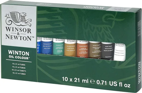 Miniatura 6 de Winsor & Newton Pintura al óleo Winton, juego de 10 tubos de 21 ml