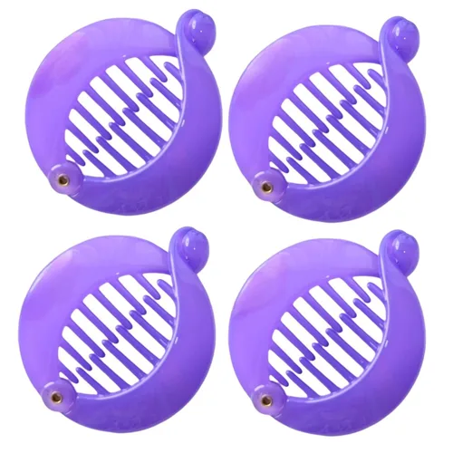 Miniatura 8 de Peines laterales surtidos de belleza sin esfuerzo de 2.5 pulgadas, pinzas para el pelo para cola de caballo, pinzas redondas de plátano, paquete