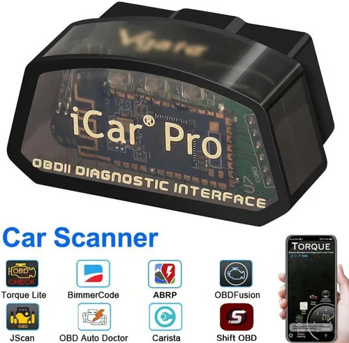 Miniatura 2 de iCar Pro Mini OBD2 Escáner Bluetooth para iOS/Android, Adaptador OBD, Herramienta de Lectura de Códigos de Diagnóstico de Coche
