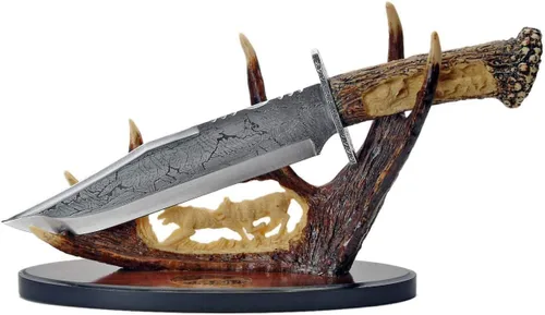 Miniatura 8 de Szco Supplies Eagle Antler - Cuchillo de exhibición, color marrón