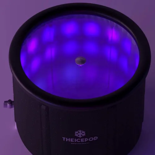 Miniatura 8 de The Pod Company Paquete de cuidado completo Pro Ice Pod – Tina de inmersión fría de 110 galones con 18 ladrillos de hielo, kit de mantenimiento