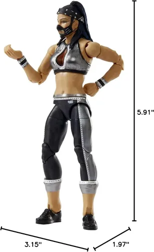 Miniatura 7 de Mattel WWE Elite Collection - Figura de acción y accesorios, serie #90 Reckoning coleccionable de 6 pulgadas con 25 puntos de articulación y manos